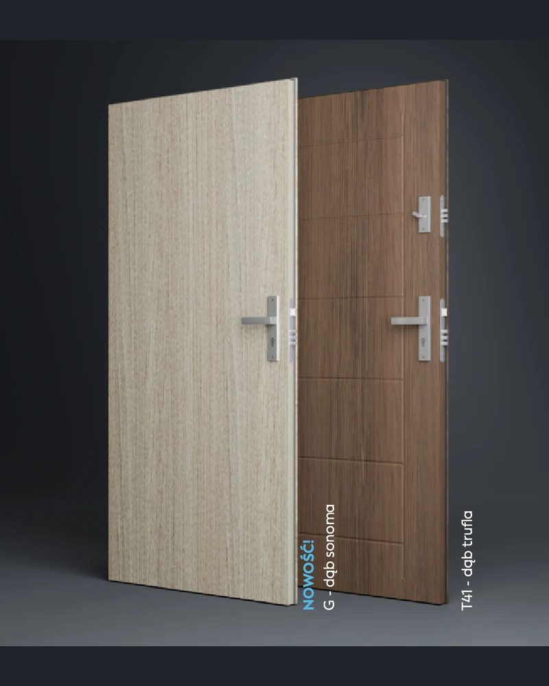 Drzwi Stalprodukt 55 Standard - modele G i T41 z katalogu producenta